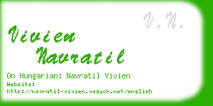 vivien navratil business card